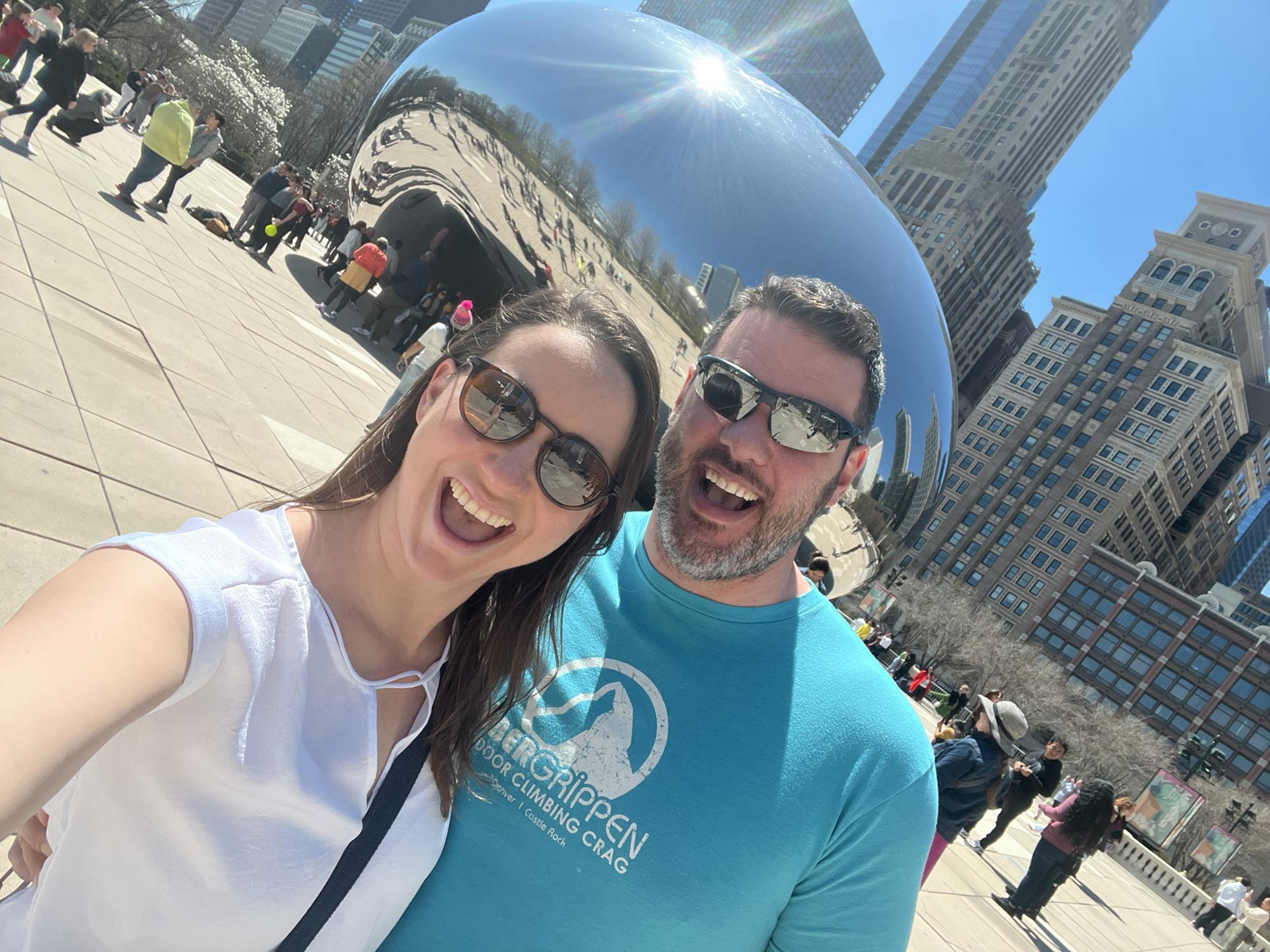 Visiting the Bean in Chicago