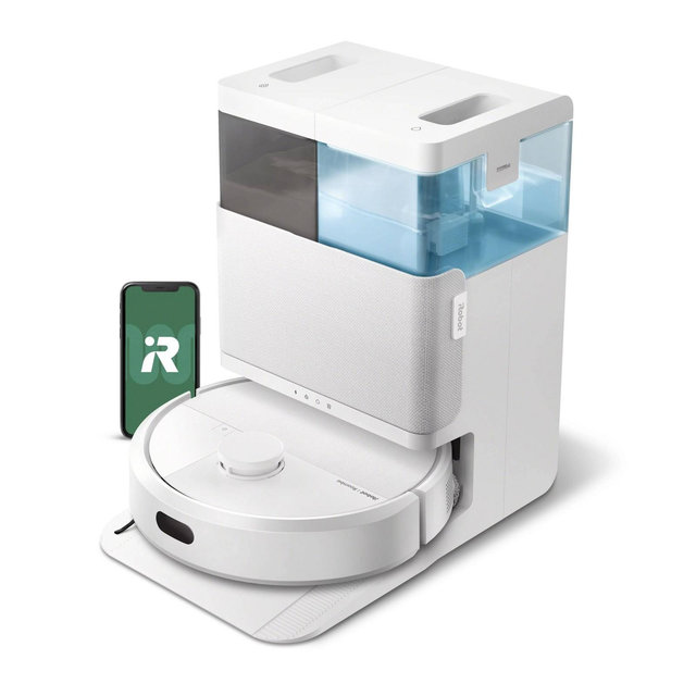 iRobot Roomba Plus 405 Combo Vacuum & Mop + AutoWash Dock Dual Spinning Pads, Smart & Fast Mapping, Self Empties 75 Days, Self-Cleans