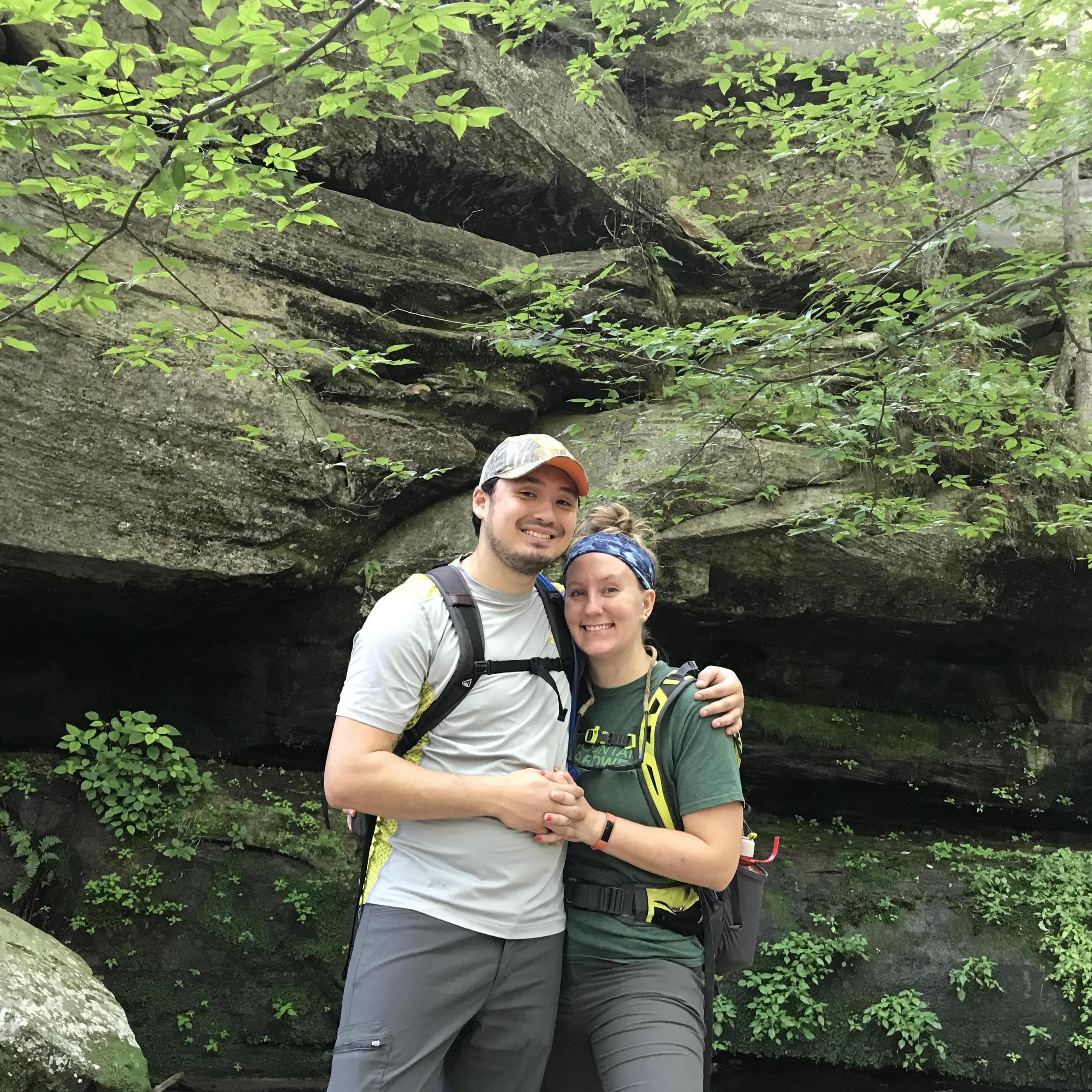 Hiking at Hawn State Park in Missouri