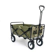 Mac Sports Collapsible Folding Outdoor Utility Wagon, Blue