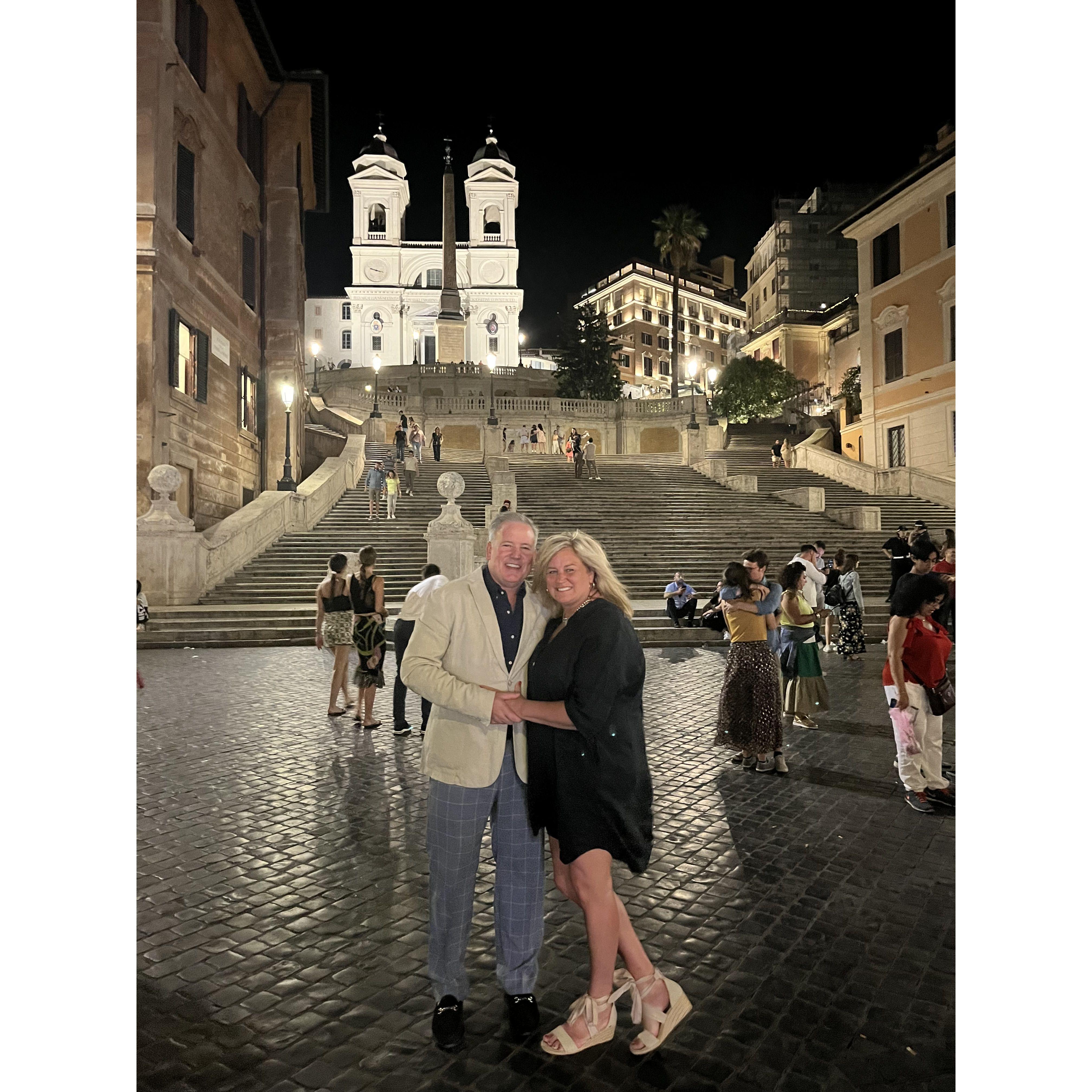 From our Rome trip in front of the Spanish Steps