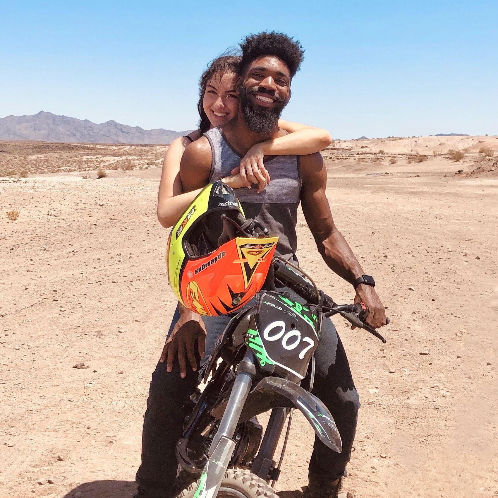 Louis's first trip to Las Vegas in May 2021 to celebrate Alexa's birthday and meet her family! Alexa's dad took the family out dirt biking in Boulder City, Nevada.