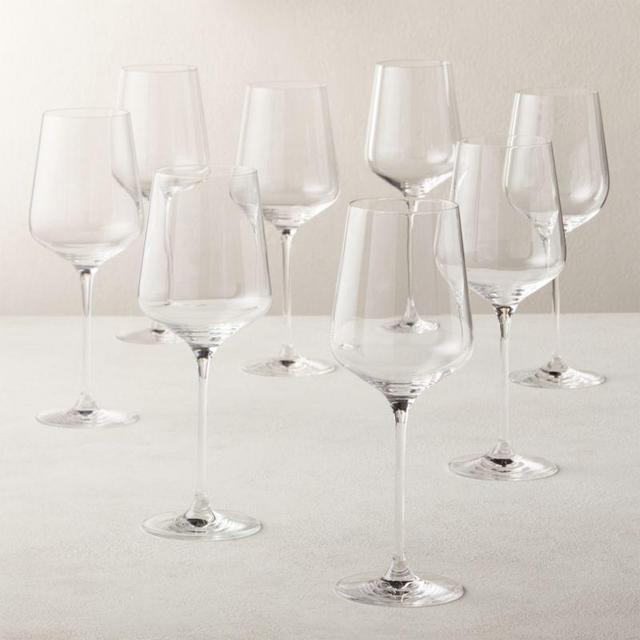 Rona Red Wine Glasses Set of 8