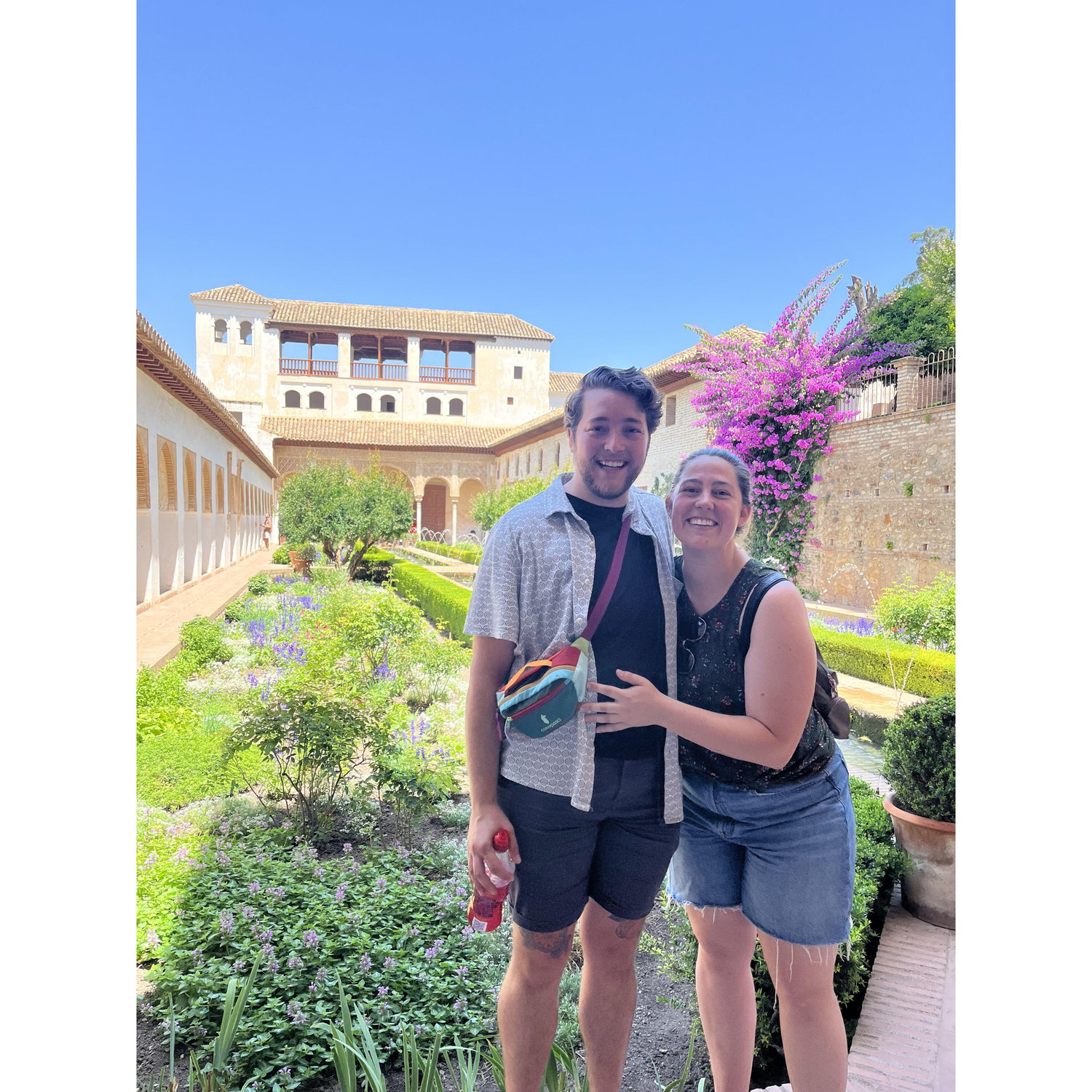 Visiting the Alhambra in Granada, Spain. June 2023