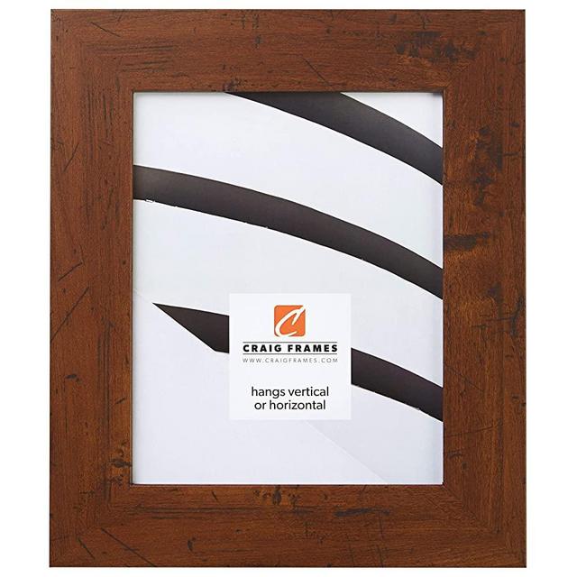 Craig Frames FM74DKW 10 by 13-Inch Picture Frame, Smooth Finish, 2-Inch Wide, Dark Brown