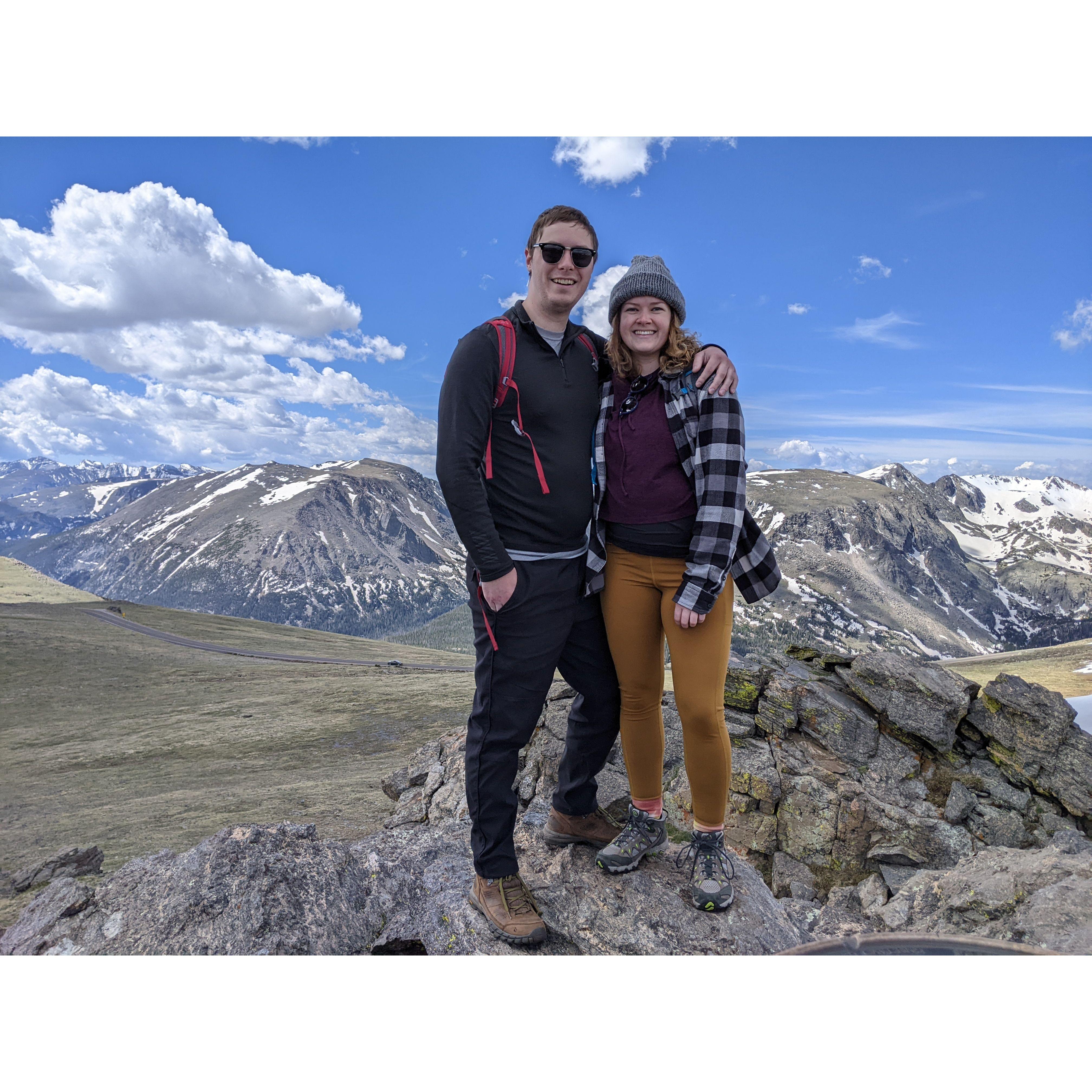 On top of the world at Rocky Mountain National Park