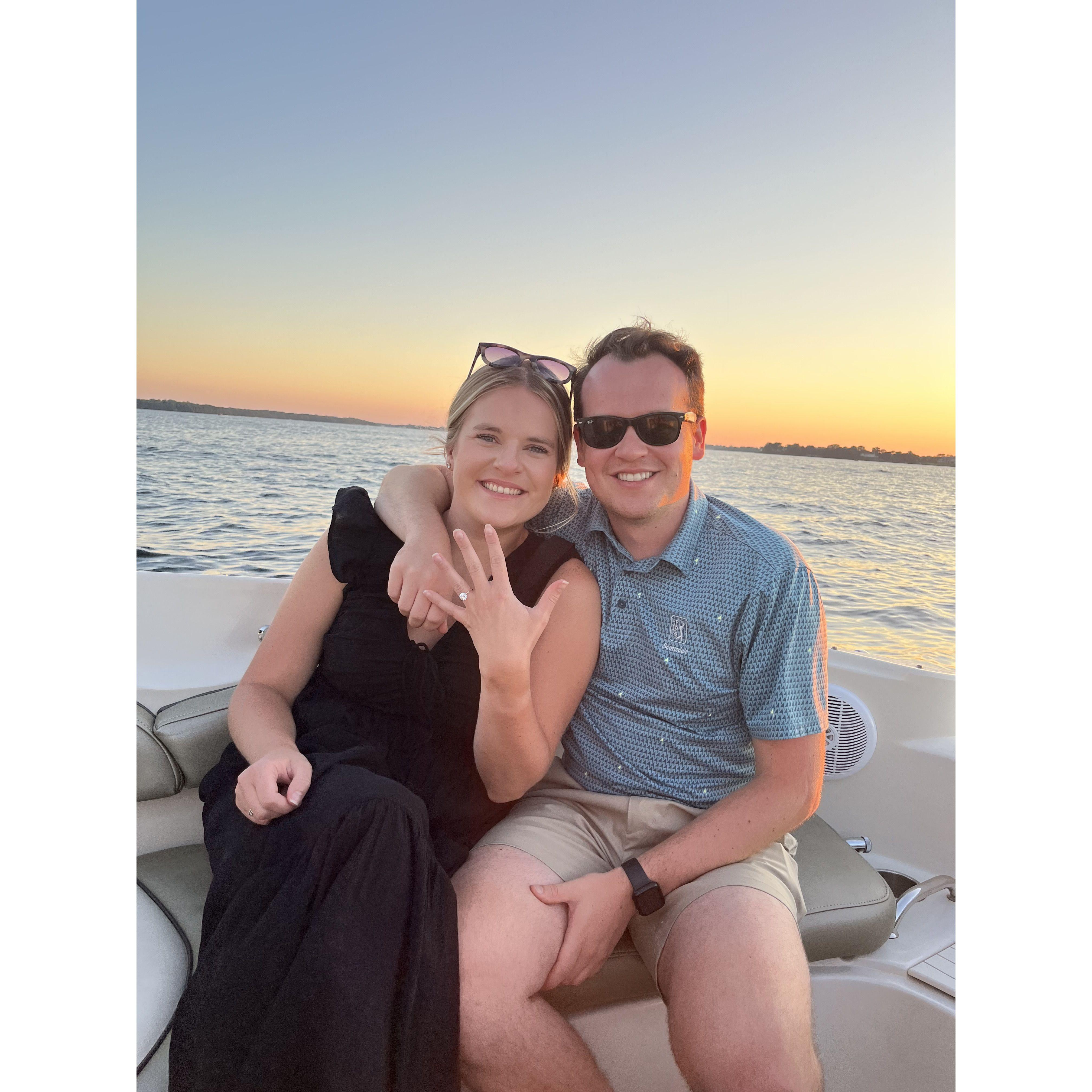 The night we got engaged. August 2, 2024.