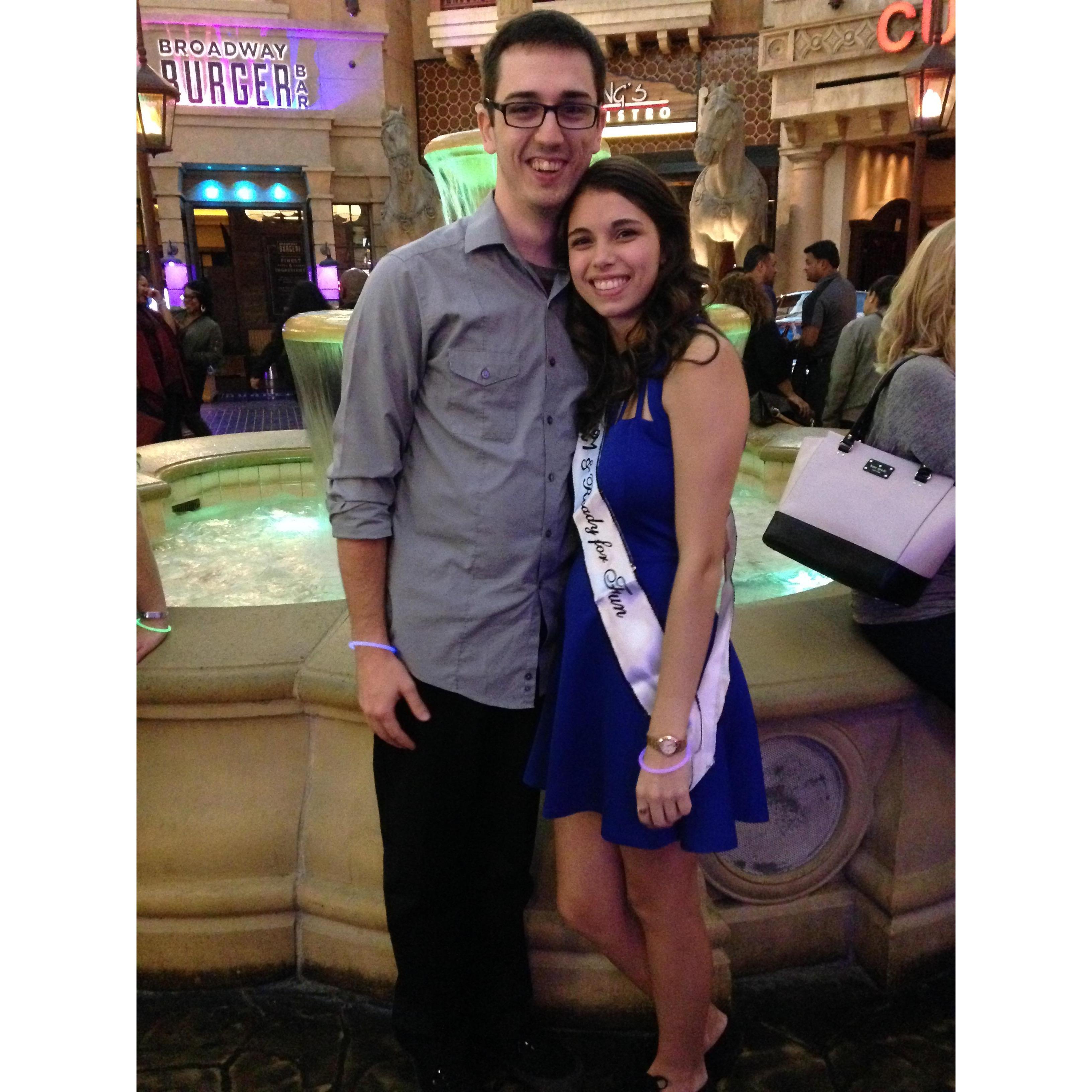 Jenna's 21st birthday in Atlantic City in November 2016