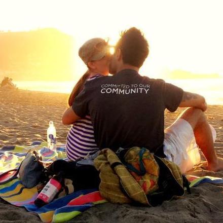 Road trip to the beach...sunsets are so romantic :) 2015