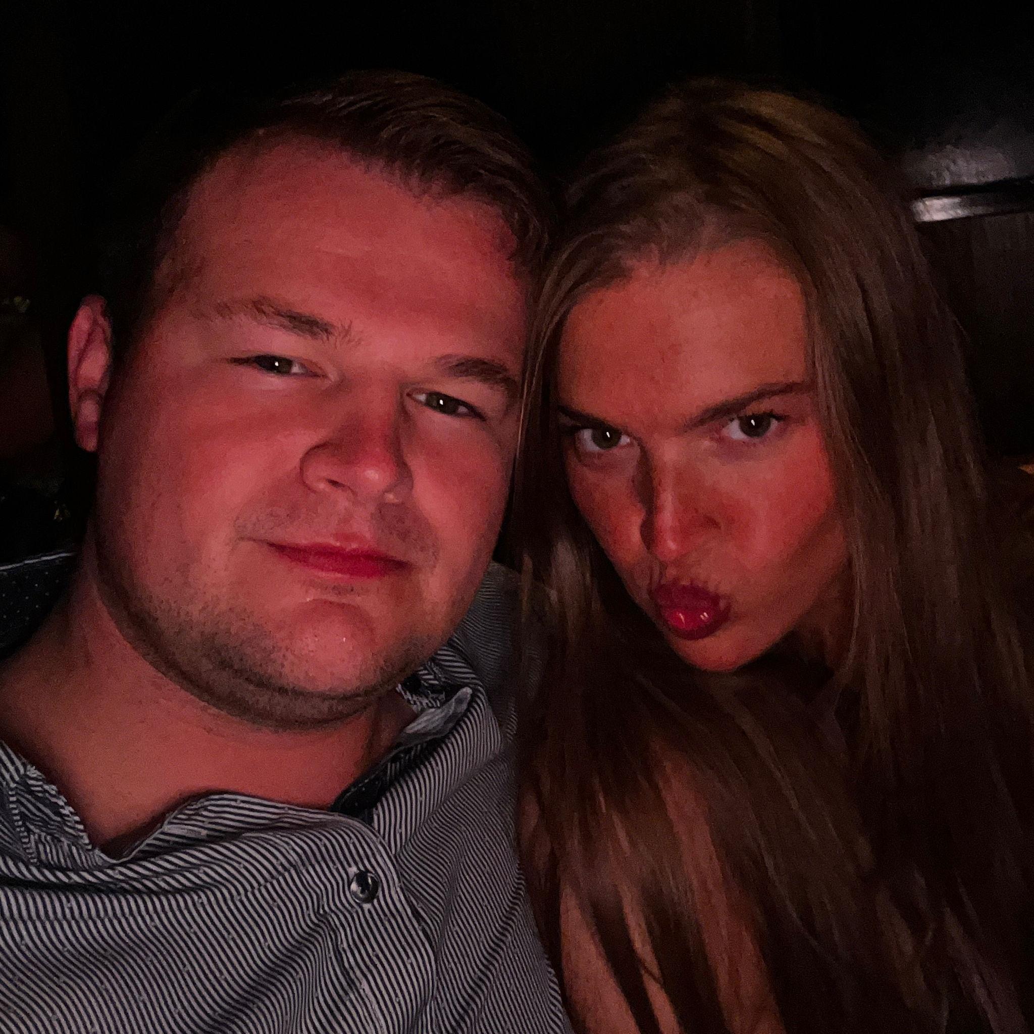 A Snow Leopard and his biggest fan.