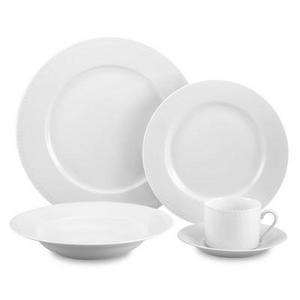 Apilco Beaded Hemstitch 5-Piece Place Setting