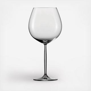 Diva Claret Burgundy Wine Glass, Set of 6