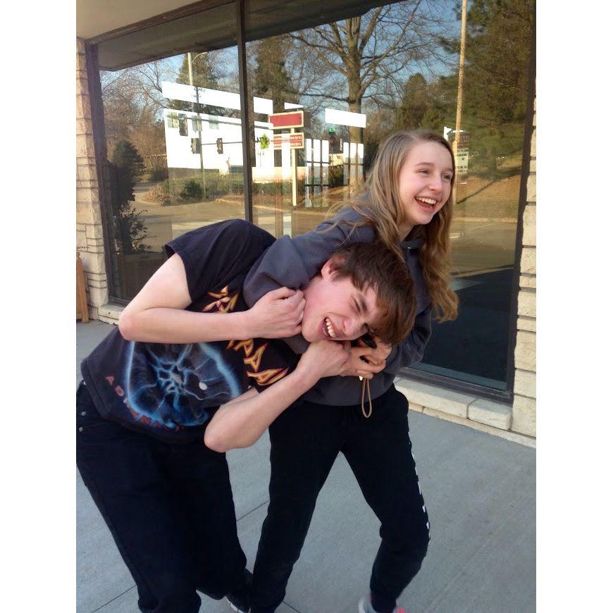 Our first picture together! In 2015