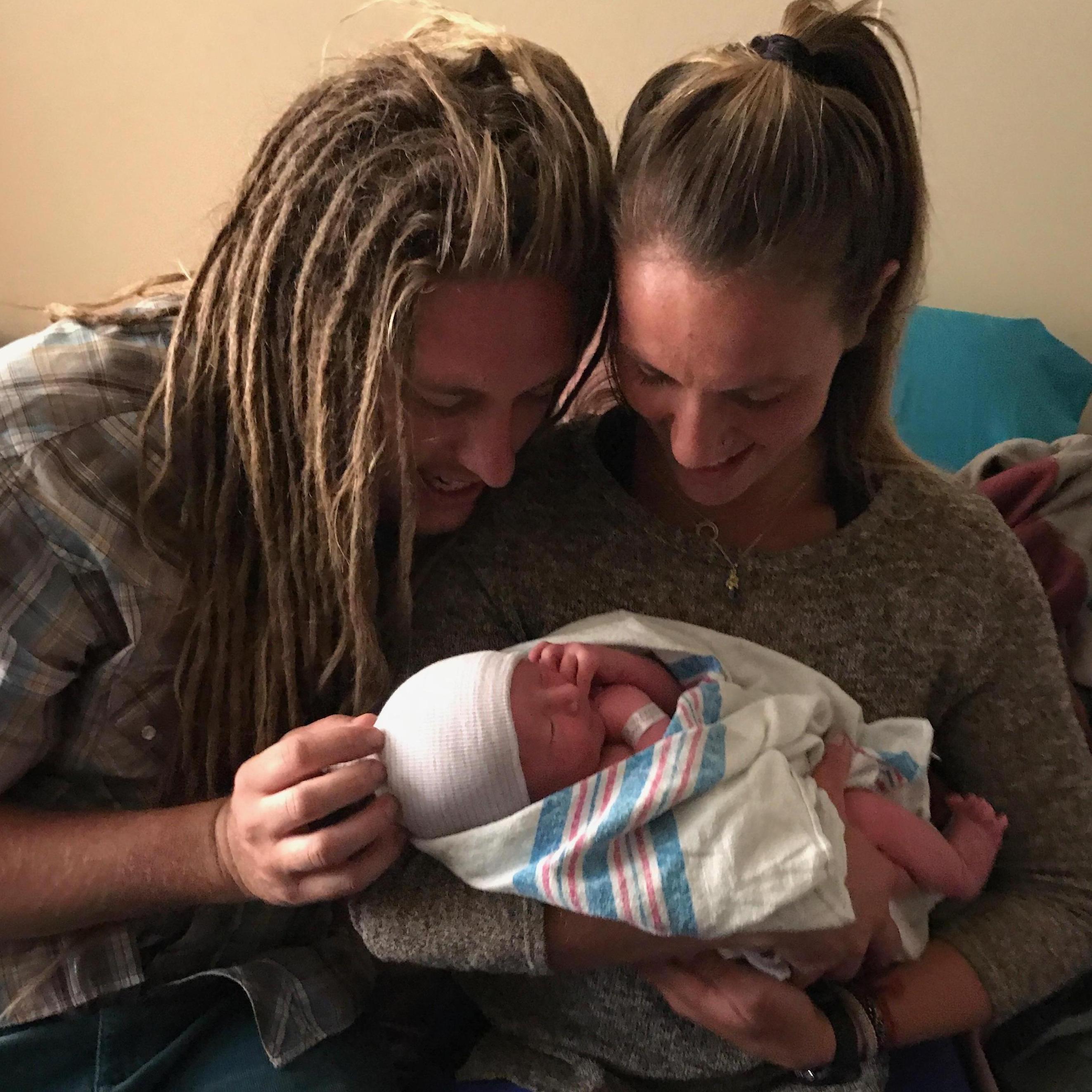 The day our nephew, River, was born.