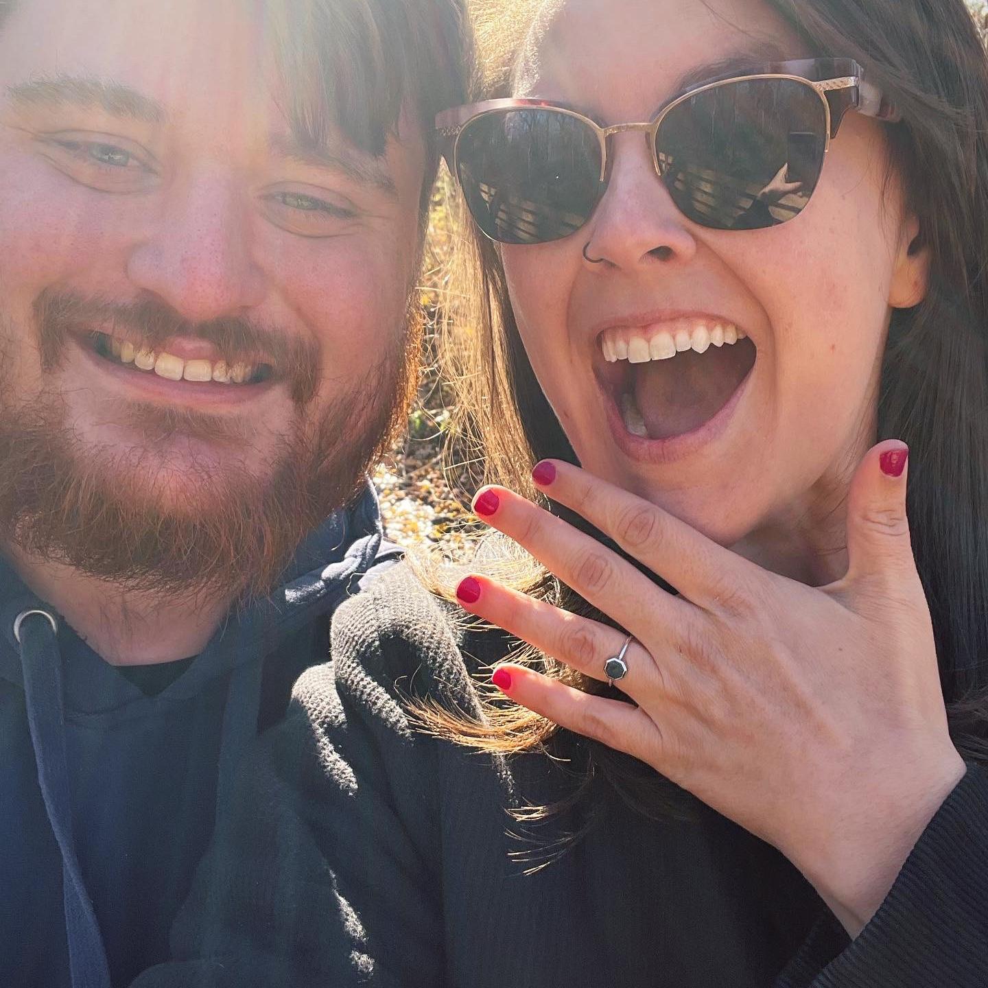 Engagement bliss! 🤍