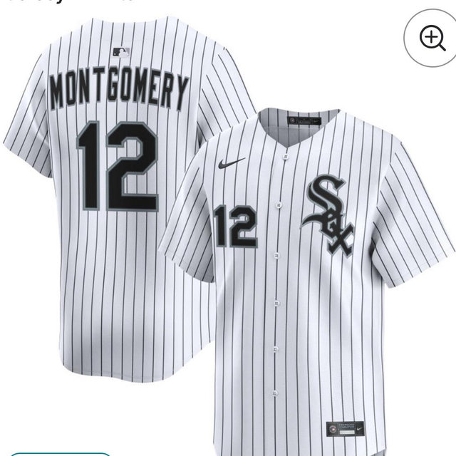 Chicago White Sox Nike Home Limited Custom Jersey - White