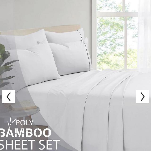 Swift Home Comfy & Cozy Rayon from Bamboo Blend Sheet Set with Pillowcases in Charcoal Gray