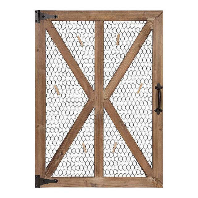 Kate and Laurel Wickett Photo Collage Clip Wall Frame, 20x27.5, Natural