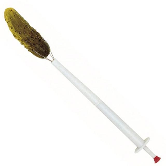 Norpro 1365 Stainless Steel and Plastic Deluxe Pickle Pincher, 8-Inches, White