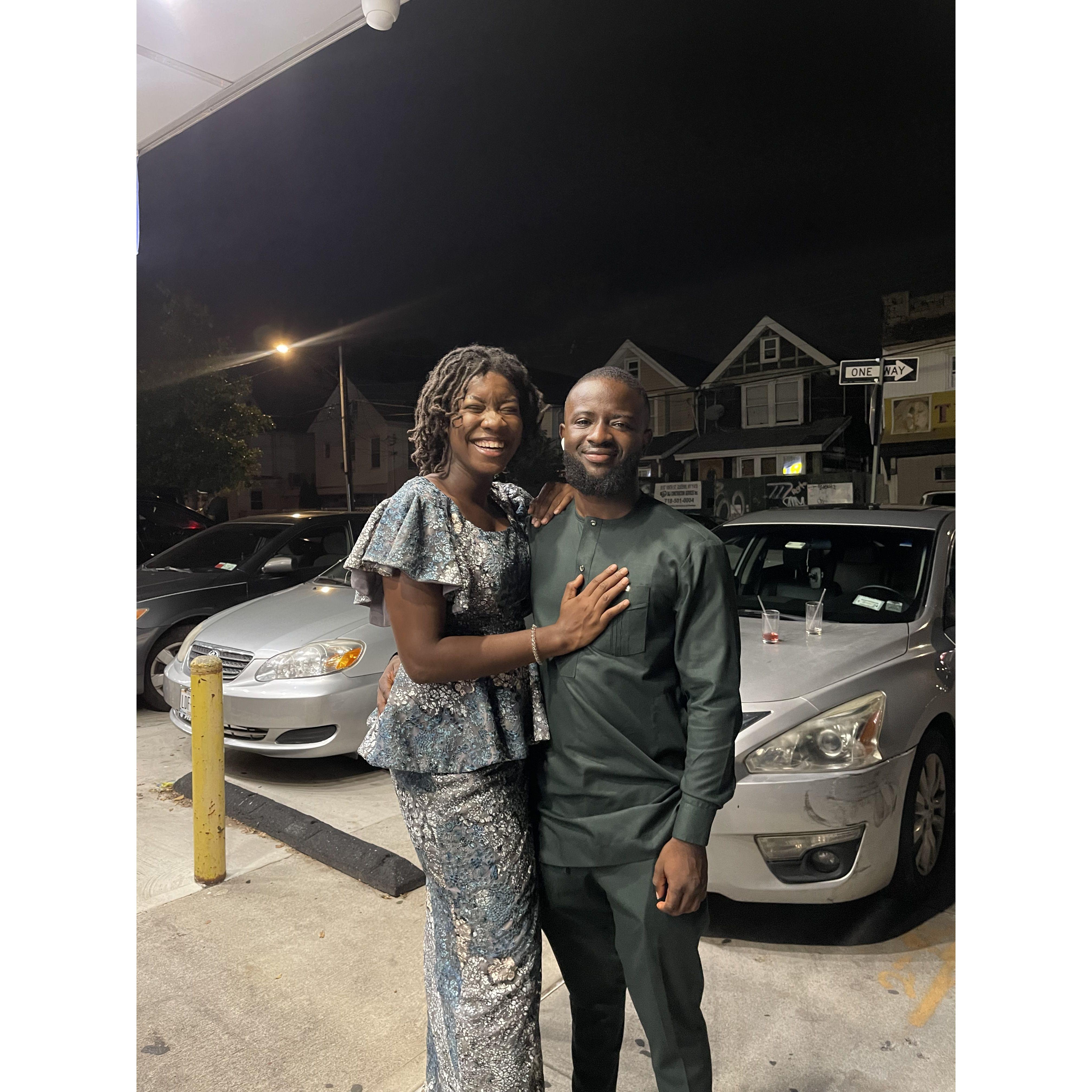 our first Naija party