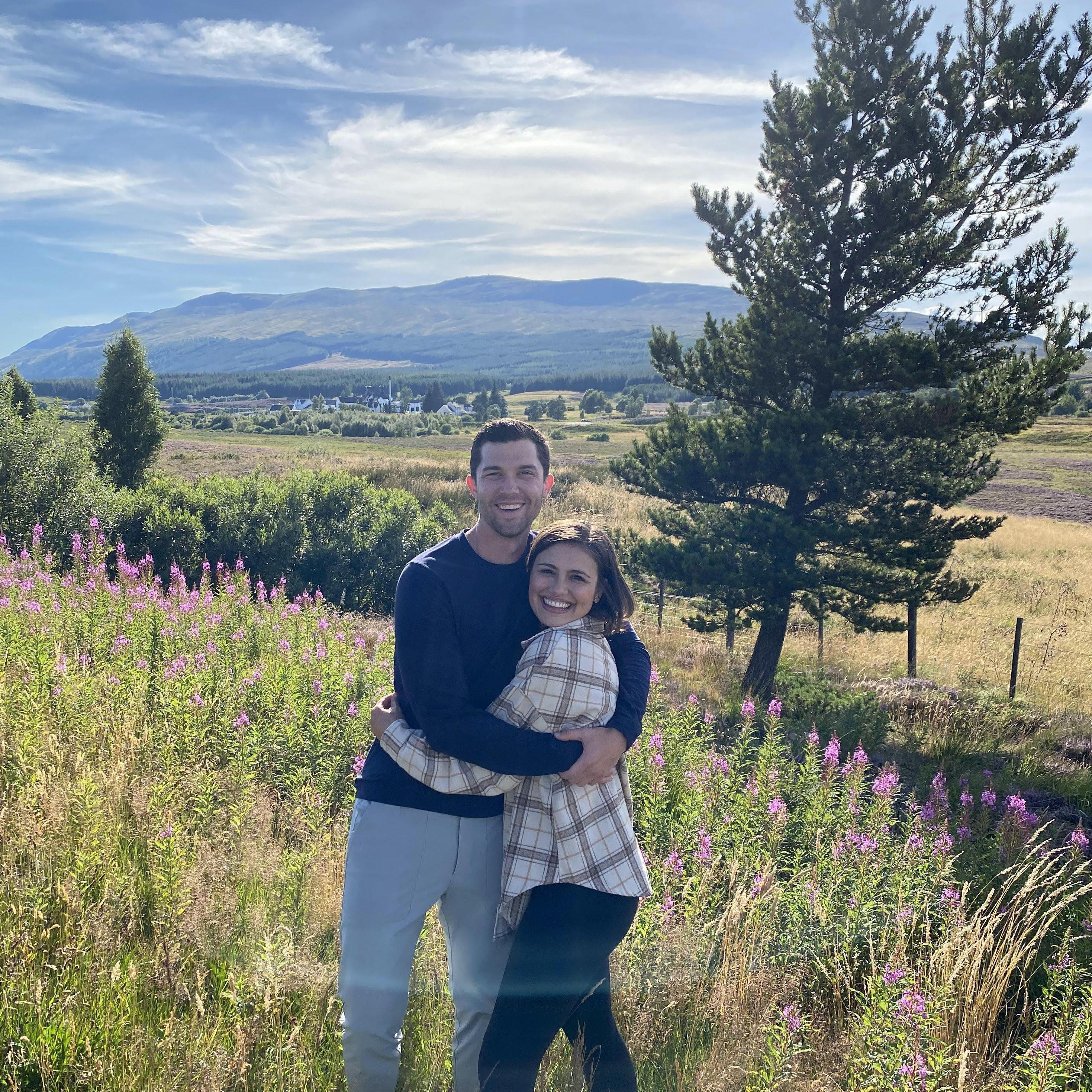 Paige's favorite photo of her and Brad was captured in Scotland!