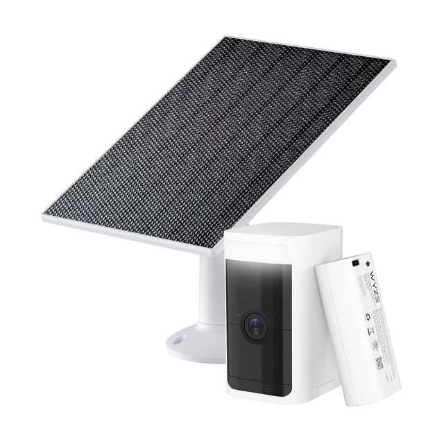 WYZE Wireless Outdoor/Indoor Battery Security Camera, 2.5K HDR Color Night Vision, Motion Detection, Spotlight&Siren, 2-Way Audio, Alexa&Google Assistant Compatible Solar Panel for Solar Charging