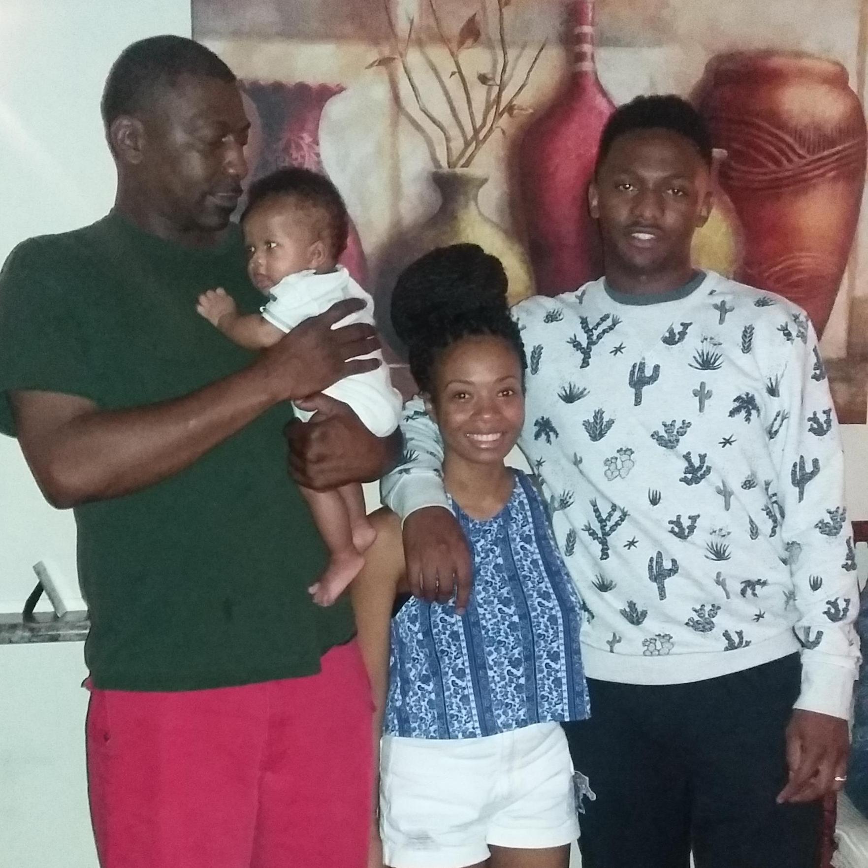 John Nate and family