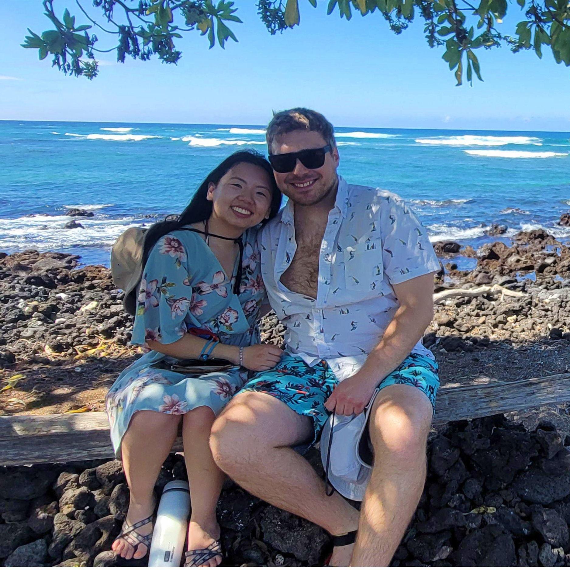 On a couples trip to Hawaii, March 2022