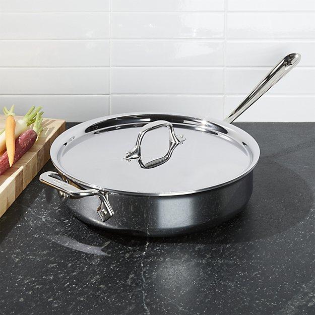 All-Clad ® Stainless Steel 3-Qt. Saute Pan with Lid