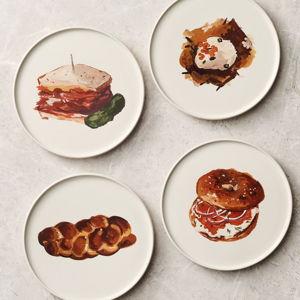Savory Deli Favorites Appetizer Plate Sets