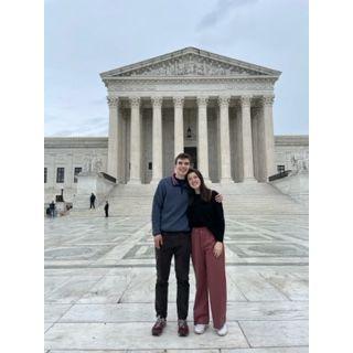 Maggie's first visit to DC to see Steven!