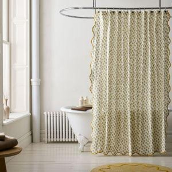 Begonia Shower Curtain (Dijon)