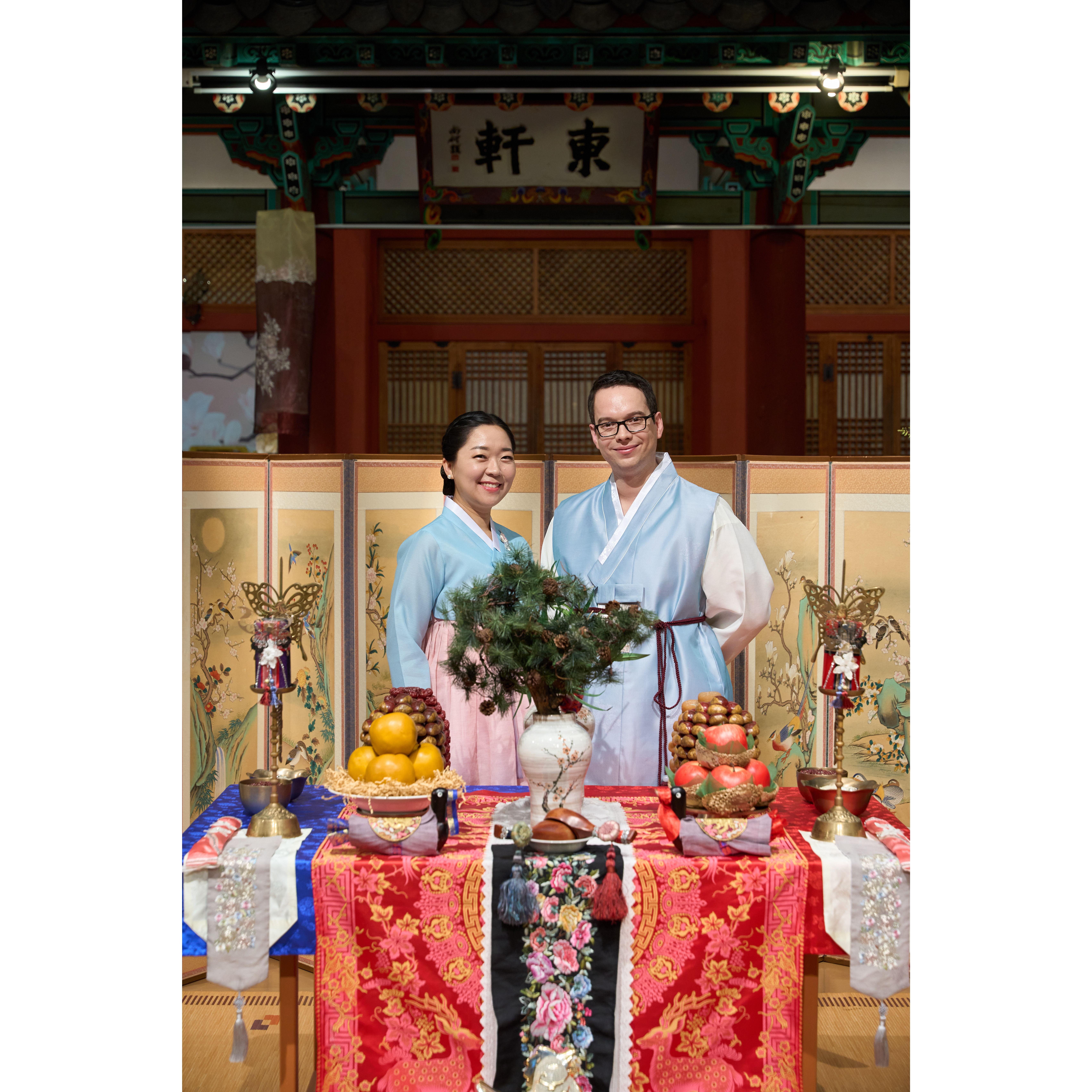 Traditional wedding in Seoul, South Korea