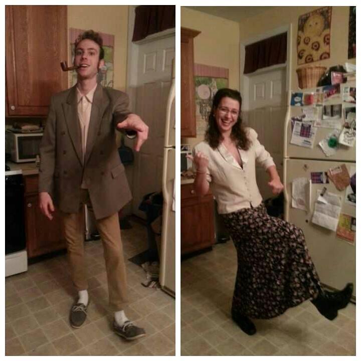Kramer and Elaine, Halloween 2014