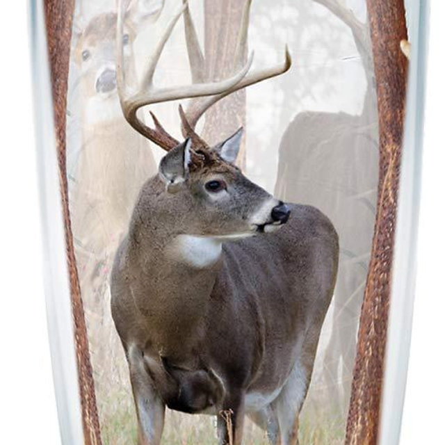 Tervis Deer Trio Made in USA Double Walled Insulated Tumbler Travel Cup Keeps Drinks Cold & Hot, 16oz, Classic