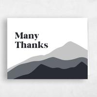 Black Wedding Thank You - Langdon Landscape