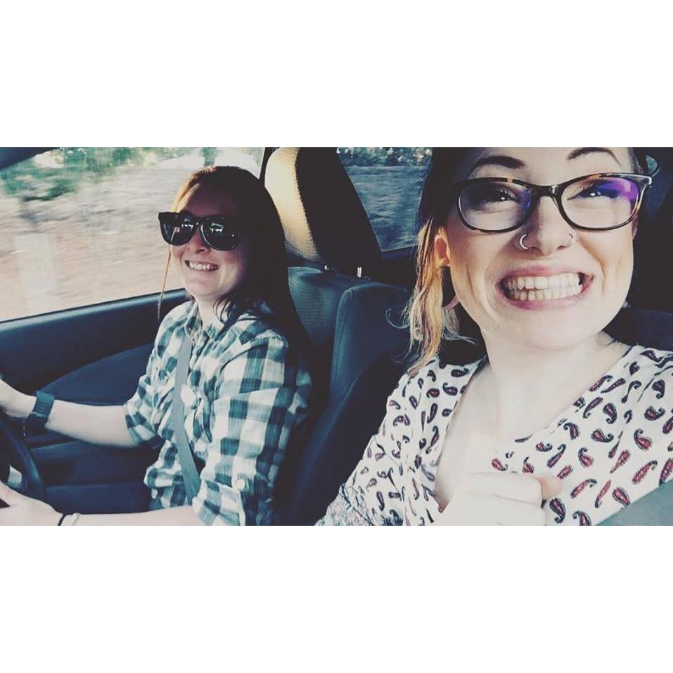 Headed to one of Jaime's older brother's birthday dinners!
