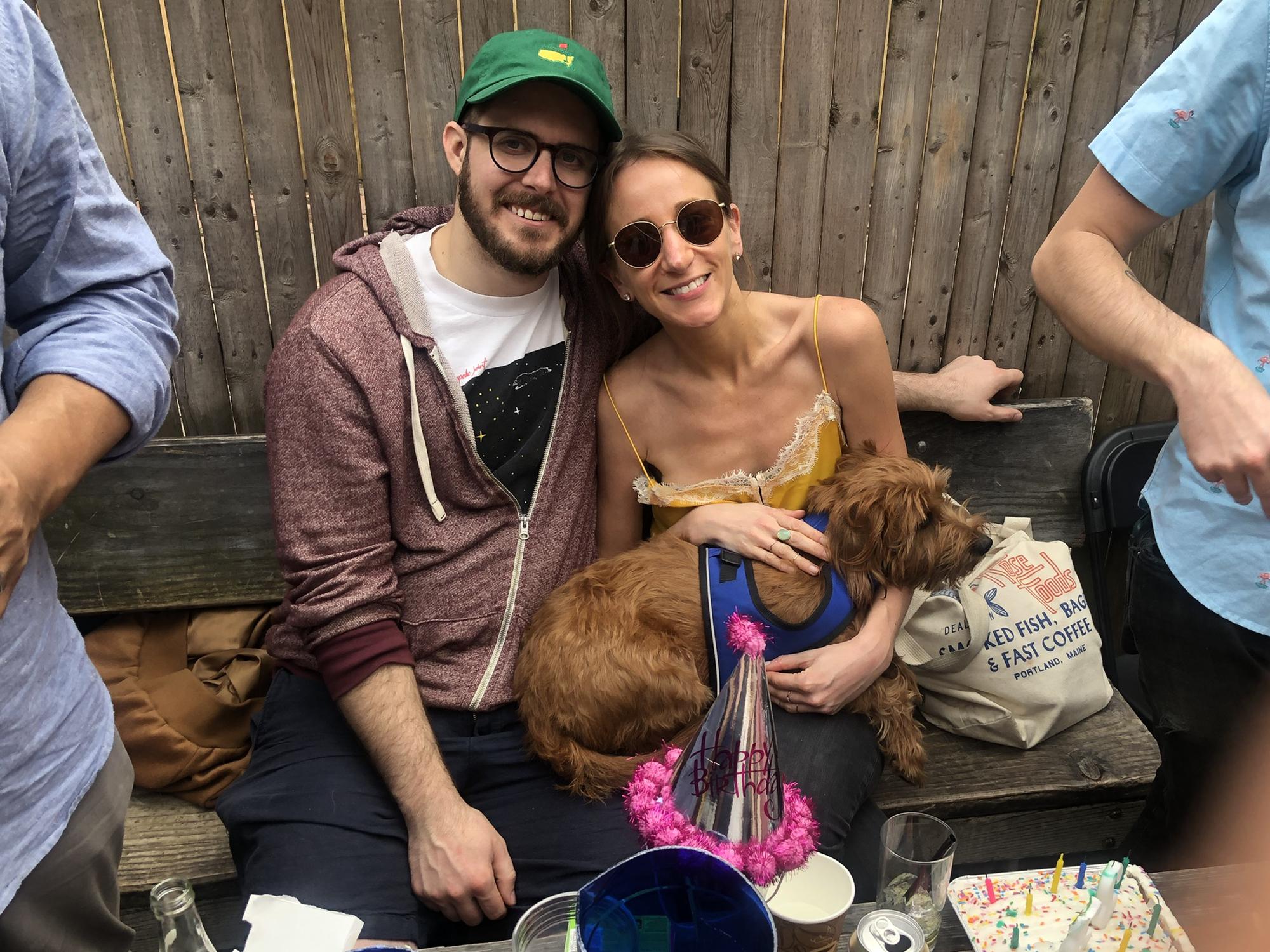 Happy April 14 to John, Luda, Luna
Lucky Dog - Brooklyn, NY
April, 2019