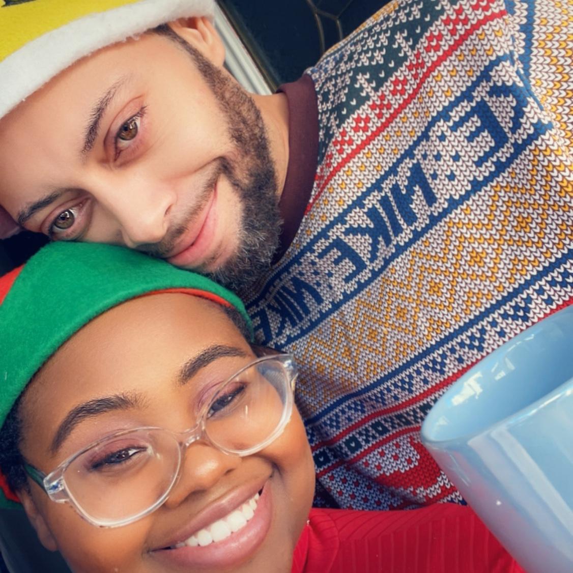 Her grinch, his Mrs.Clause