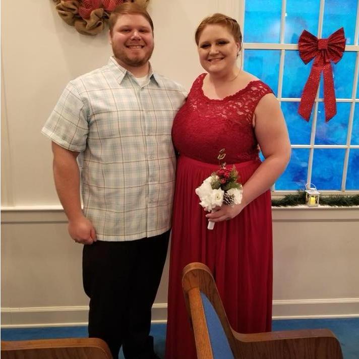 At a friends wedding in 2017.