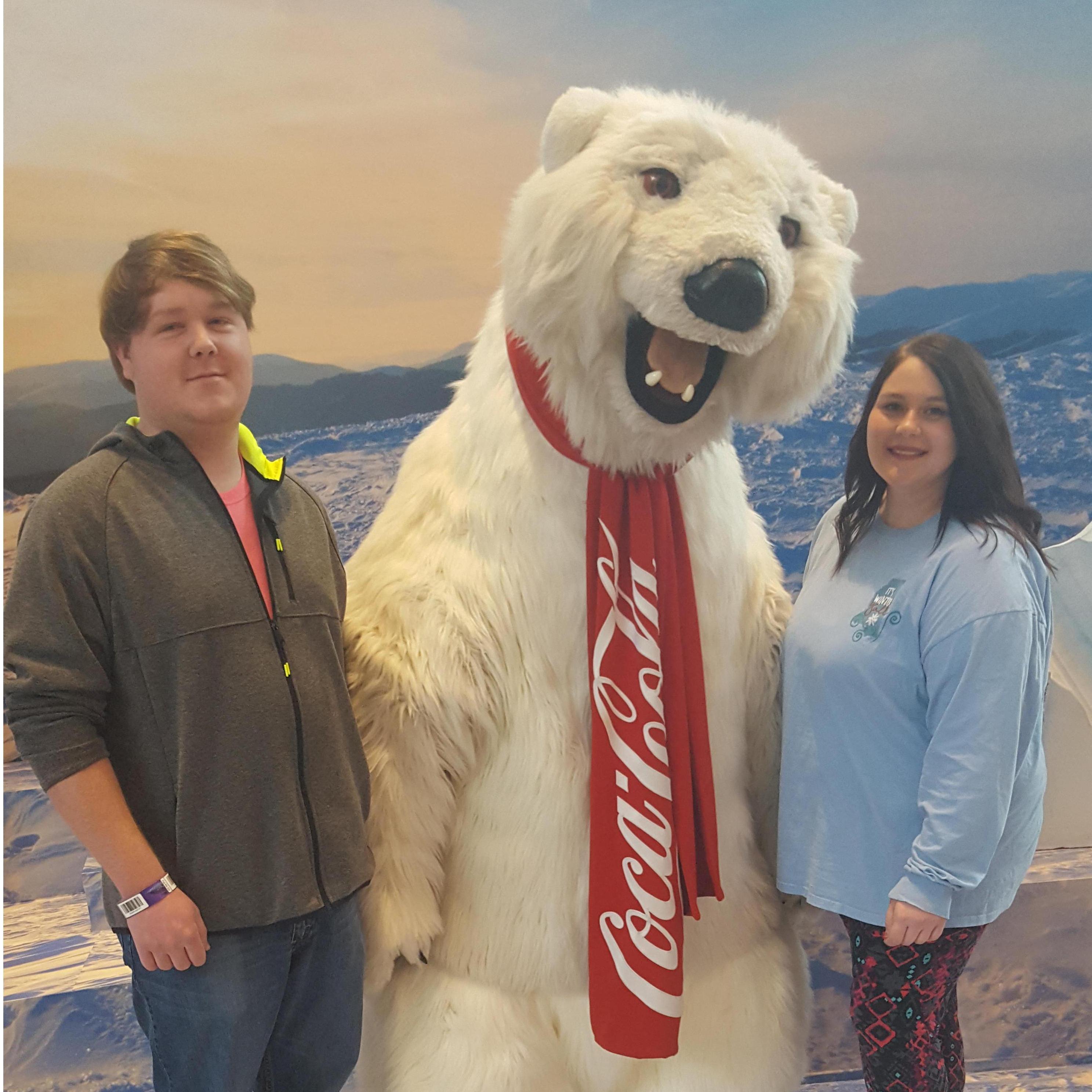 Our first anniversary together. We were at the Coca-Cola World in Atlanta, GA 2016