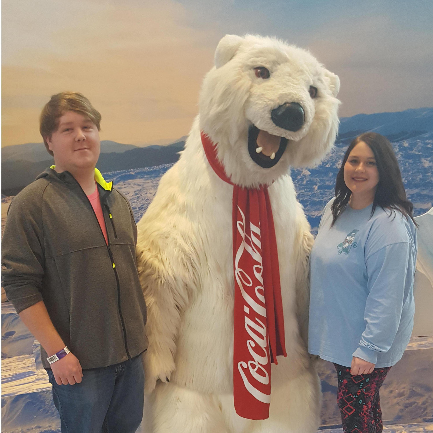 Our first anniversary together. We were at the Coca-Cola World in Atlanta, GA 2016