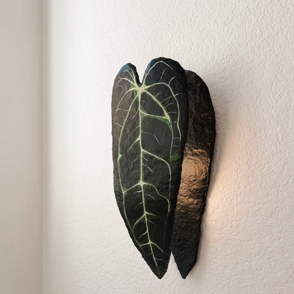 Queen Anthurium Warocqueanum Wireless Sconce - MADE TO ORDER