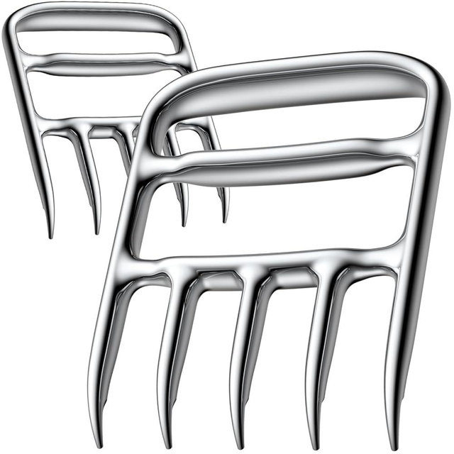 Meat Claws for Shredding – 2 Pack Heavy Duty BBQ Forks with Ergonomic Handles, Perfect for Pulled Pork, Chicken, Beef – Dishwasher Safe