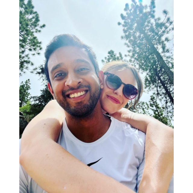 Jonathan made a final trip to California, and we went hiking at Big Bear...