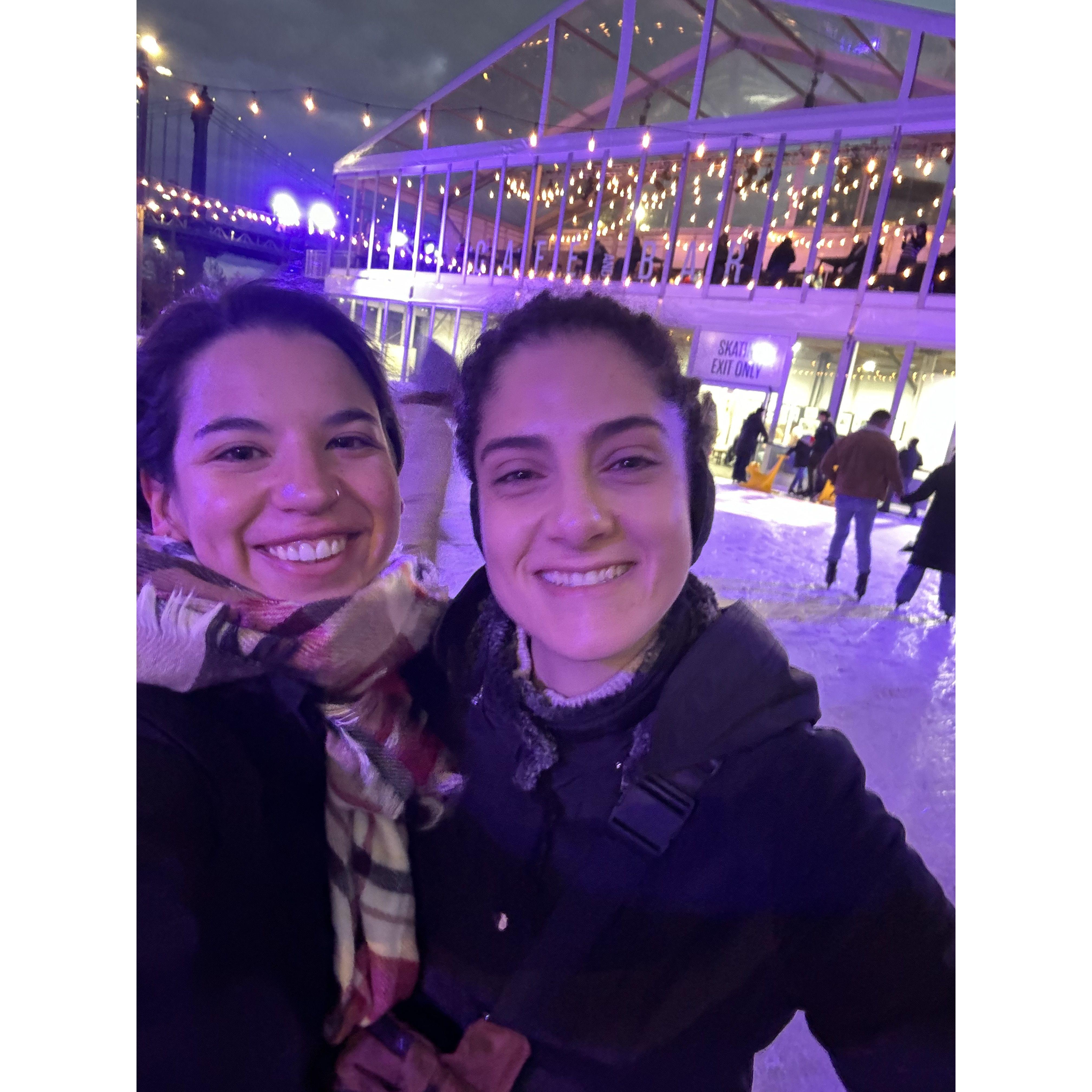 Ice skating