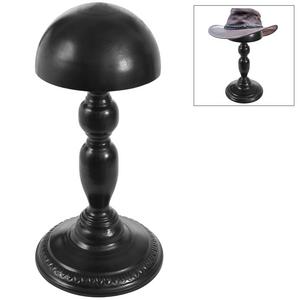 Vintage Design Black Metal Hat Rack / Cap / Wig Holder Free Standing Display Stand