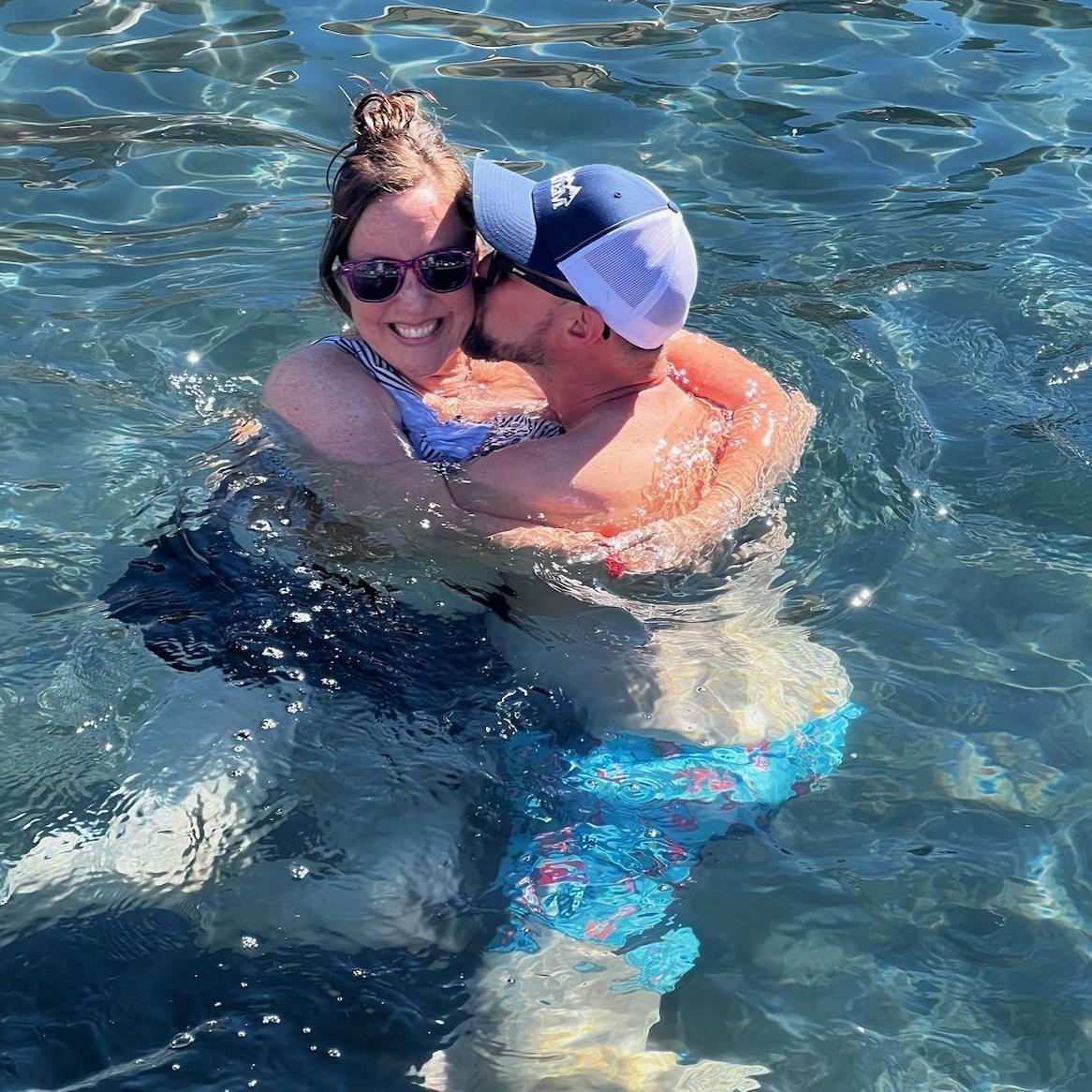 So I ask you why if I'm swimming by...