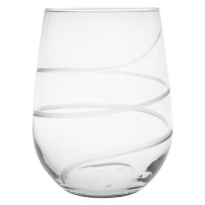17oz 4pk Twist Stemless Wine Glasses - Rolf Glass