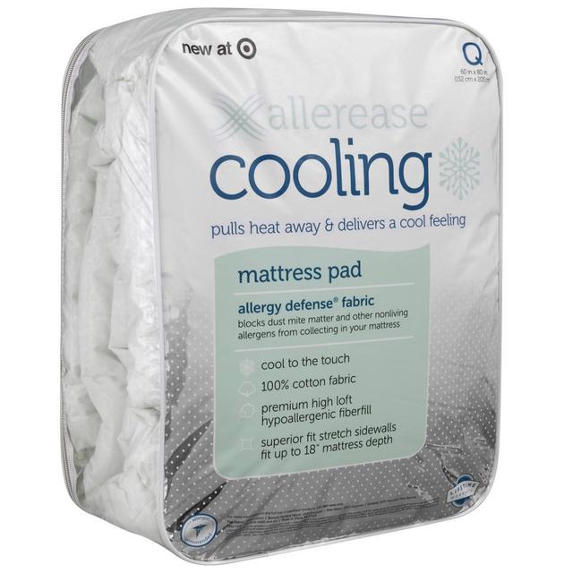Queen Cooling Mattress Pad - Allerease